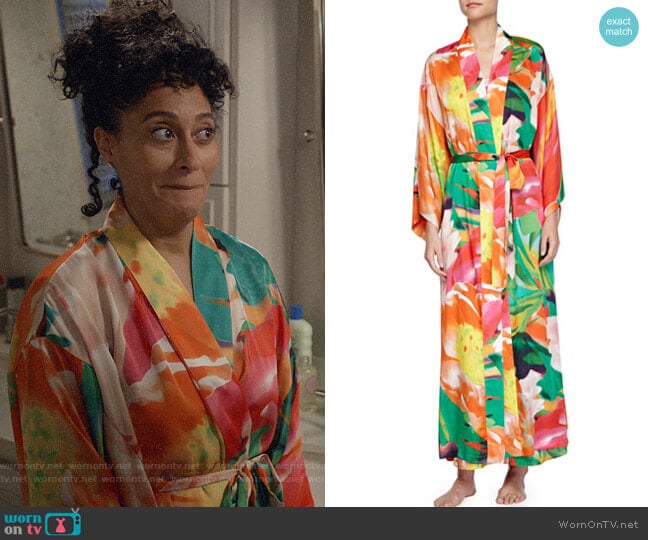 Natori Garbo Robe worn by Rainbow Johnson (Tracee Ellis Ross) on Black-ish