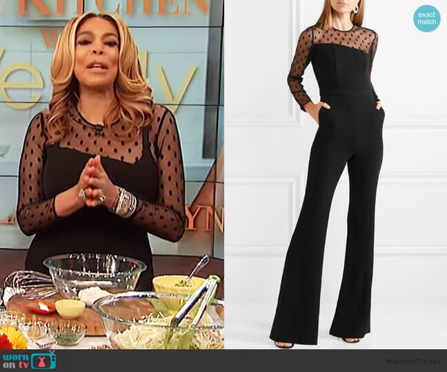 Amber Jumpsuit by Rachel Zoe worn by Wendy Williams on The Wendy Williams Show