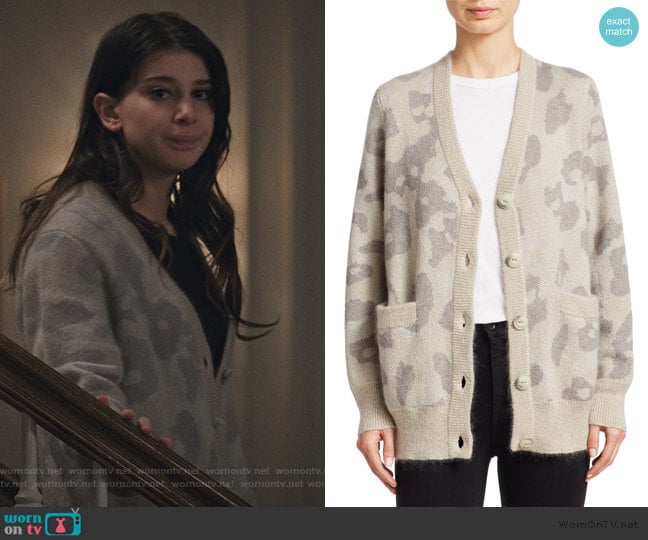 Leopard Print Oversize Cardigan by Rag & Bone worn by Allison McCord (Kathrine Herzer) on Madam Secretary