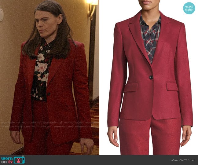 Rag and Bone Lexington Blazer worn by Marjorie Palmiotti (Clea DuVall) on Veep