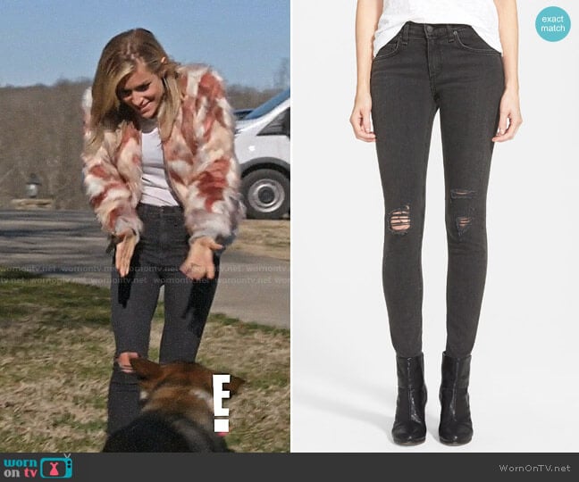 Rag & Bone Shredded Skinny Jeans worn by Kristin Cavallari on Very Cavallari