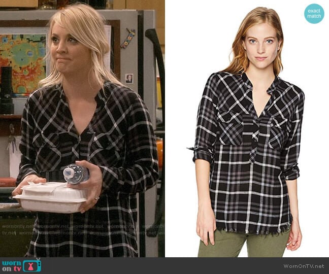 Rails Redding Shirt worn by Penny Hofstadter (Kaley Cuoco) on The Big Bang Theory