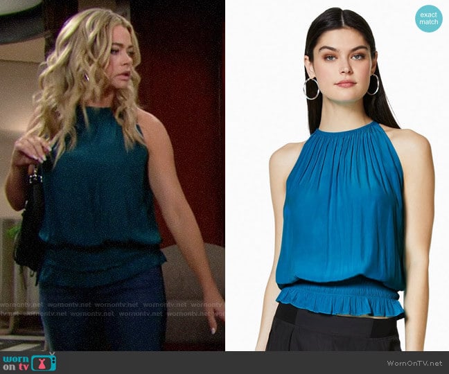 Ramy Brook Sleeveless Lauren Top worn by Shauna Fulton (Denise Richards) on The Bold and the Beautiful