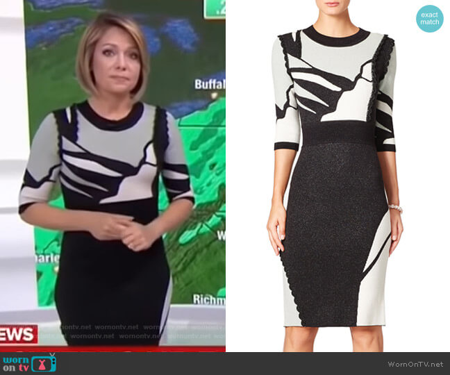 WornOnTV: Dylan’s contrast knit dress on Today | Dylan Dreyer | Clothes ...