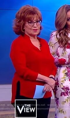 Joy’s red blouse on The View