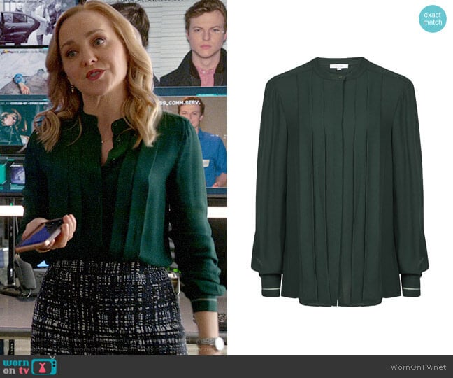 Reiss Nicole Blouse worn by Marissa Morgan (Geneva Carr) on Bull