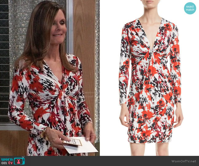 Roberto Cavalli Thistle Dress worn by Lucy Coe (Lynn Herring) on General Hospital