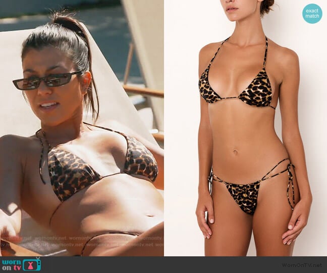 Gisele bikini by SommerSwim worn by Kourtney Kardashian on Keeping Up with the Kardashians