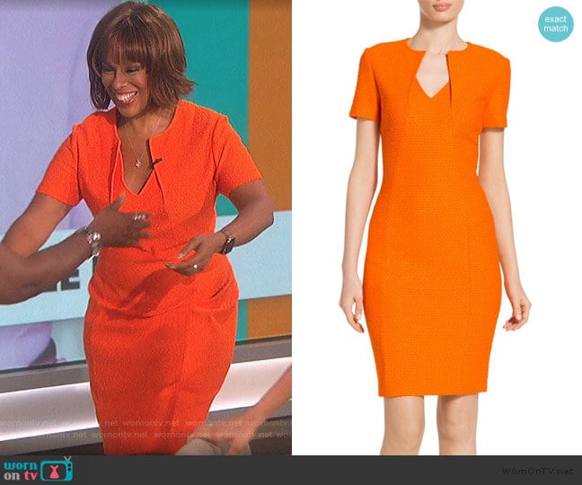 WornOnTV: Gail King’s orange knit dress on The Talk | Clothes and ...