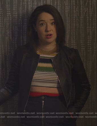 Marissa’s striped sweater on The Good Fight