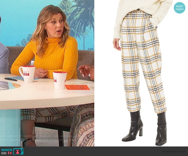 Three Button Tapered Trousers by Topshop worn by Jodie Sweetin on The Talk