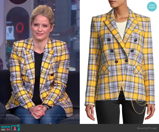 Veronica beard yellow blazer sale