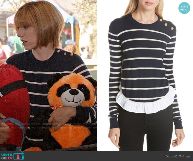 Veronica Beard Ollie Sweater worn by Catherine Meyer (Sarah Sutherland) on Veep