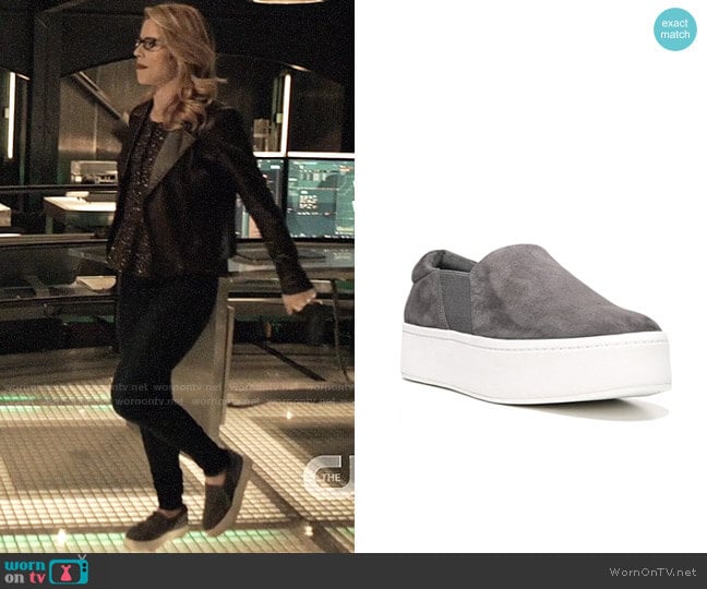 Vince Warren Sneakers worn by Felicity Smoak (Emily Bett Rickards) on Arrow