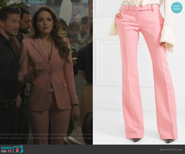 WornOnTV: Fallon’s pink suit on Dynasty | Elizabeth Gillies | Clothes ...