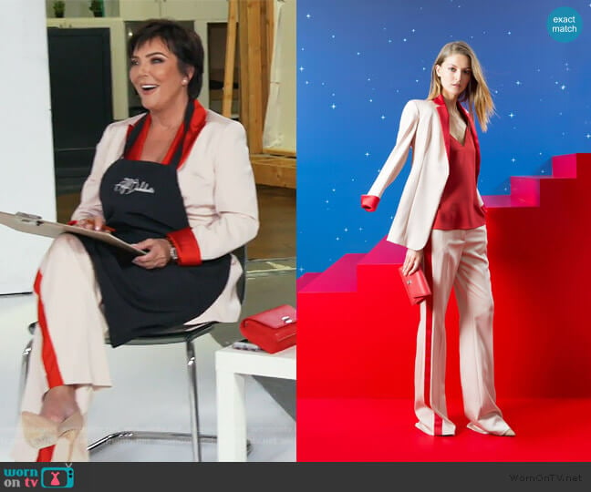 Resort 2018 Collection by Akris worn by Kris Jenner on Keeping Up with the Kardashians