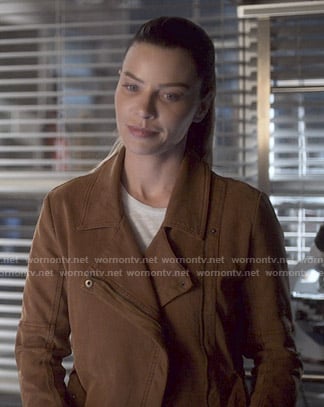 Chloe's brown jacket on Lucifer