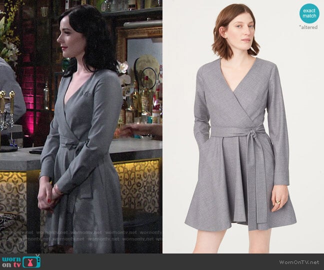 Club Monaco Donisha Dress worn by Tessa Porter (Cait Fairbanks) on The Young and the Restless