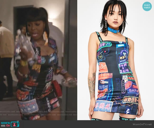 Midnight City Bodycon Dress by Current Mood worn by Porsha Taylor (Ta'Rhonda Jones) on Empire