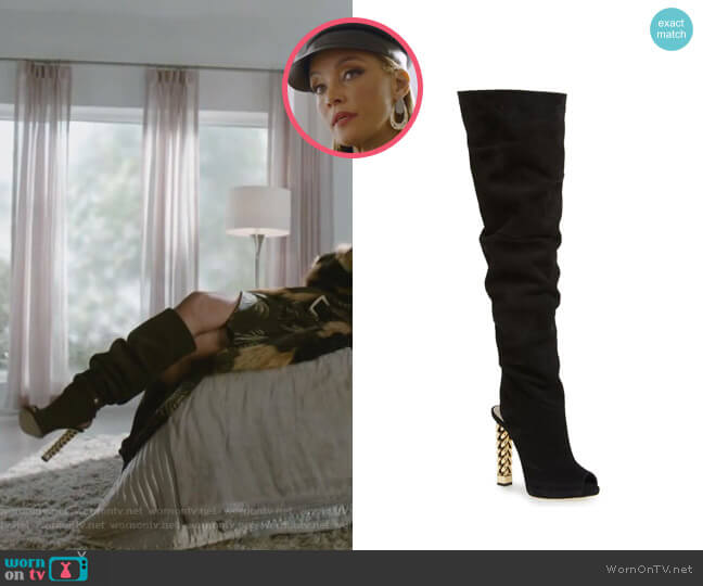 Elinor Boots by Guiseppe Zanotti x Rita Ora worn by Dominique Deveraux (Michael Michele) on Dynasty