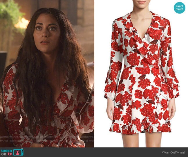 Hortensia Floral Dress by The Kooples worn by Eve (Inbar Lavi) on Lucifer