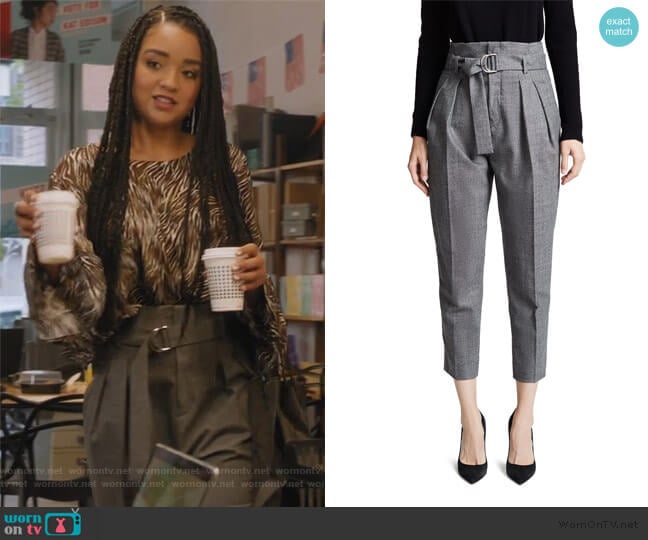 Time Pants by IRO worn by Kat Edison (Aisha Dee) on The Bold Type