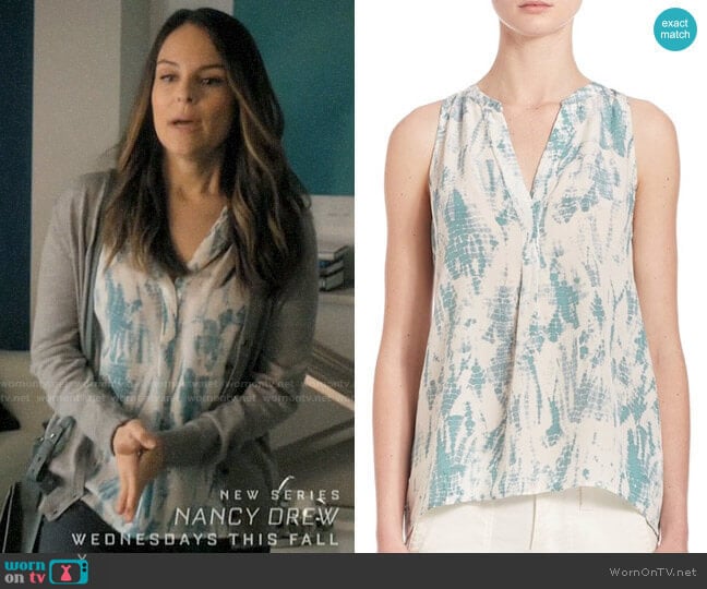 Joie Aruna Top in Tie Dye Print worn by Luisa Alver (Yara Martinez) on Jane the Virgin