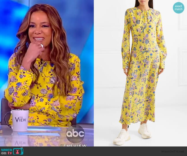 WornOnTV: Sunny’s yellow floral dress on The View | Sunny Hostin ...