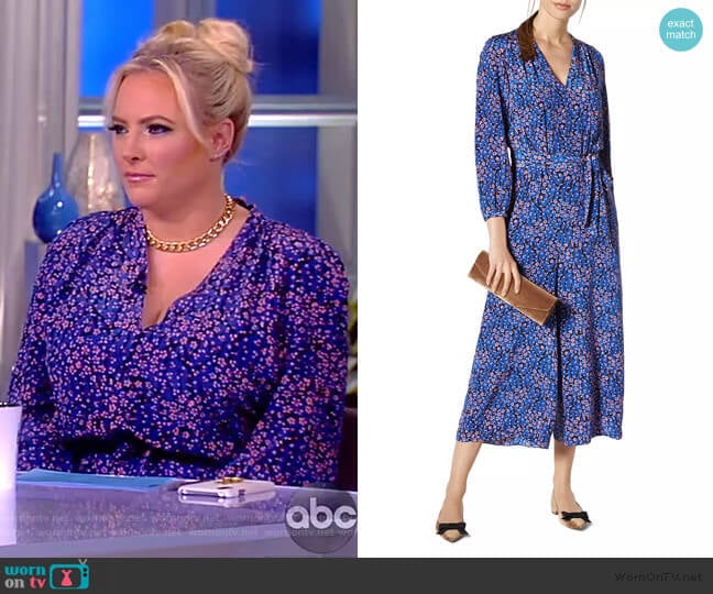 Ellora Jumpsuit by L.K. Bennett worn by Meghan McCain on The View