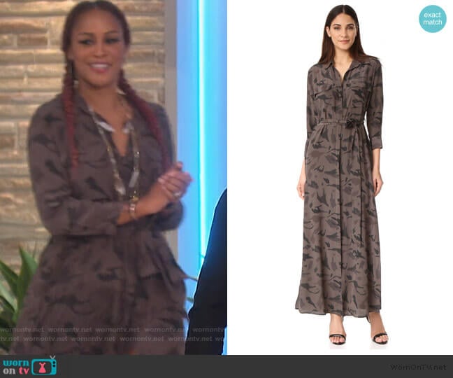 Cameron Long Shirtdress by L'Agence worn by Eve on The Talk