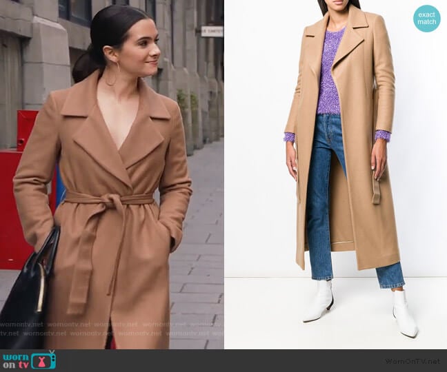 Belted Coat by Liu Jo worn by Jane Sloan (Katie Stevens) on The Bold Type