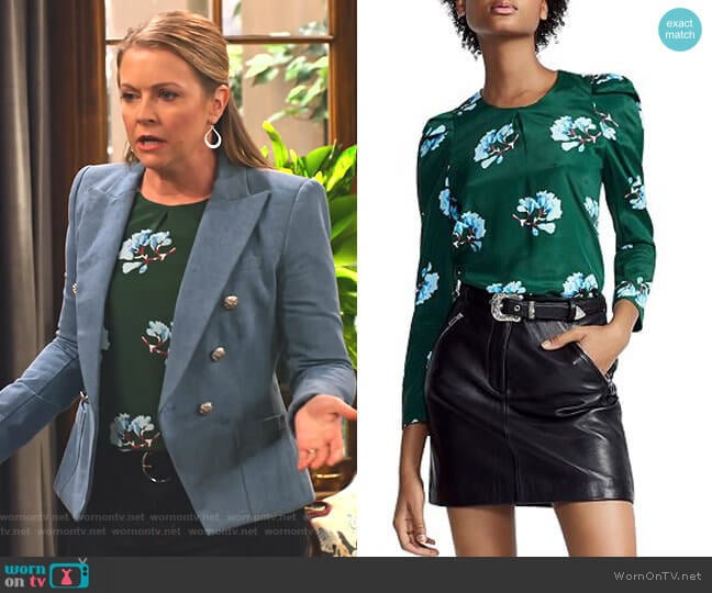 Lukoise Top by Maje worn by Liz (Melissa Joan Hart) on No Good Nick