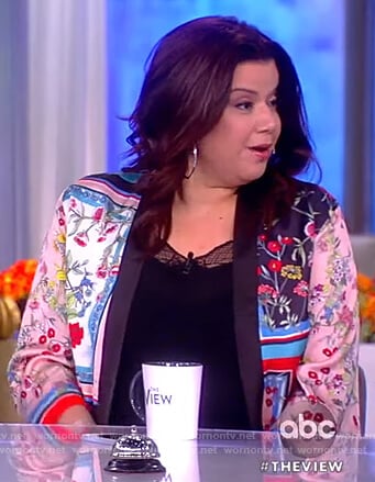 Ana’s patchwork jacket on The View