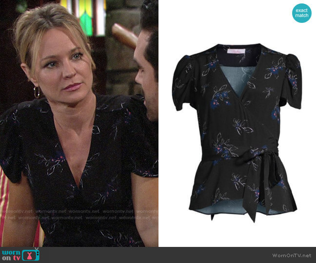 Parker Hara Top worn by Sharon Collins (Sharon Case) on The Young & the Restless