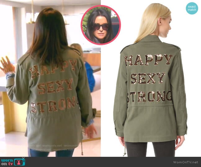 Embellished James Jacket by Ramy Brook worn by Kyle Richards on The Real Housewives of Beverly Hills