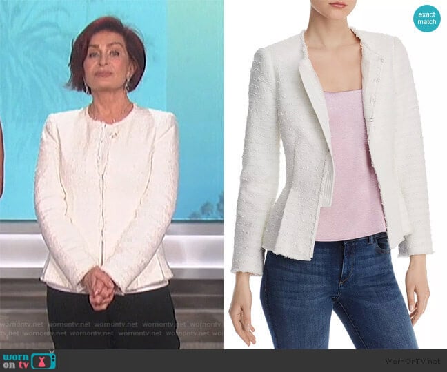 Tailored Tweed Jacket by Rebecca Taylor worn by Sharon Osbourne on The Talk