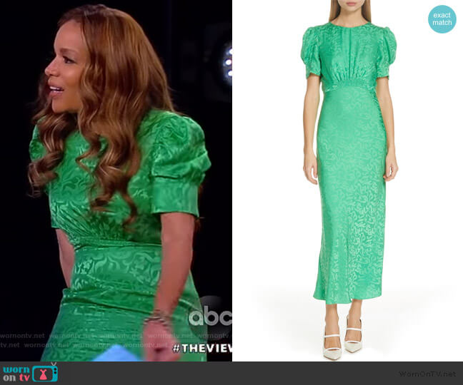 Bianca Dress by Saloni worn by Sunny Hostin  on The View