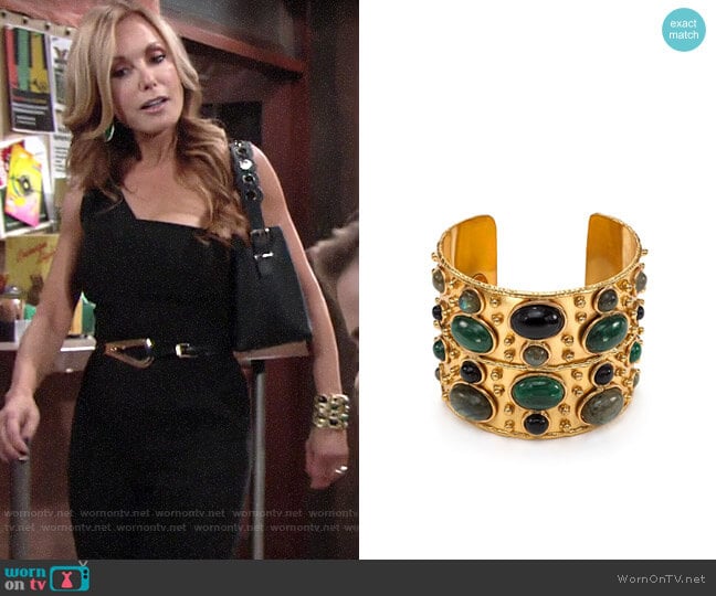 Sylvia Toledano Byzance Cuff worn by Lauren Fenmore (Tracey Bregman) on The Young and the Restless