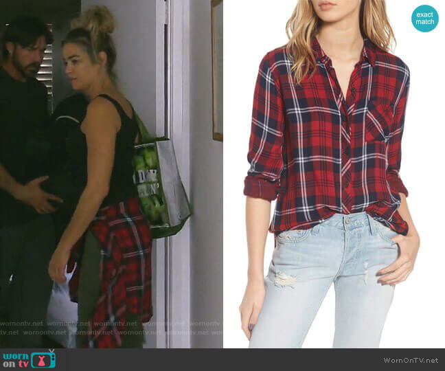 Taitum Shirt by Rails worn by Denise Richards on The Real Housewives of Beverly Hills