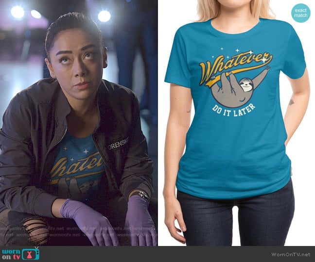 Whatever tee by Mathiole at Threadless worn by Ella Lopez (Aimee Garcia) on Lucifer