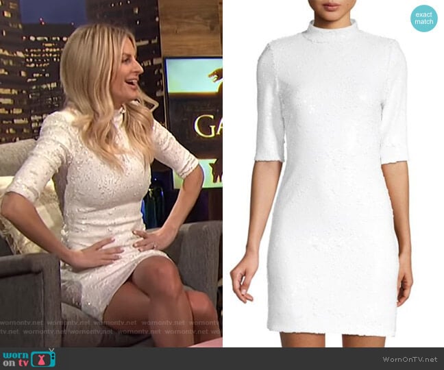 Inka Dress by Alice + Olivia worn by Morgan Stewart on E! News