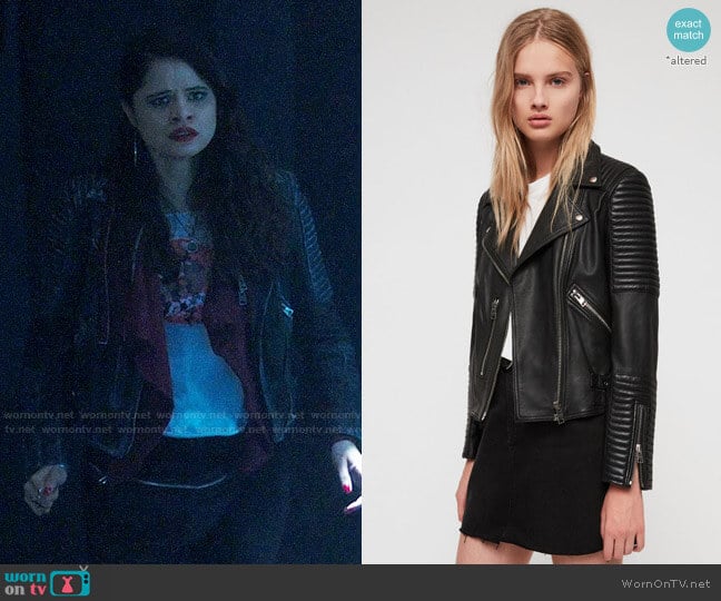 All Saints Estella Jacket worn by Mel Vera (Melonie Diaz) on Charmed