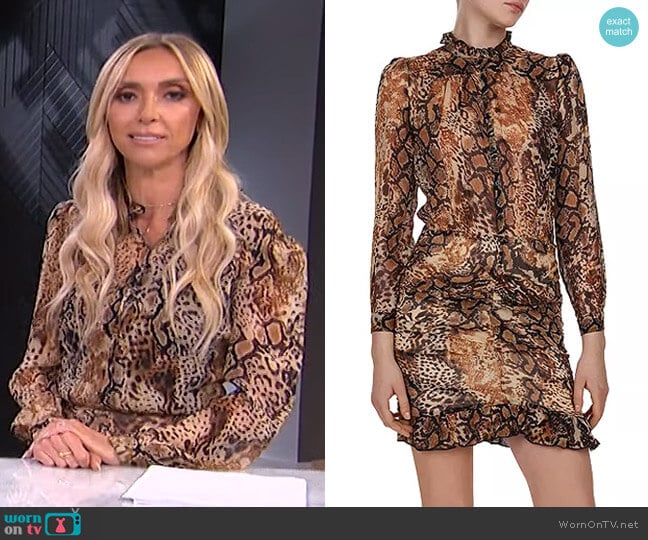 Rackel Dress by Ba&Sh worn by Giuliana Rancic on E! News