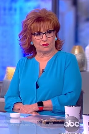 Joy’s turquoise top on The View