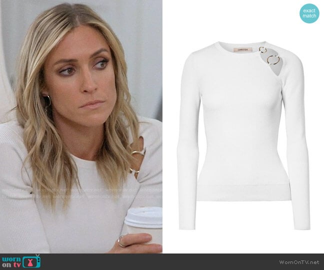 Cushnie et Ochs Sienna Top worn by Kristin Cavallari on Very Cavallari