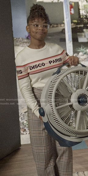 Diane's Disco Paris sweater on Black-ish