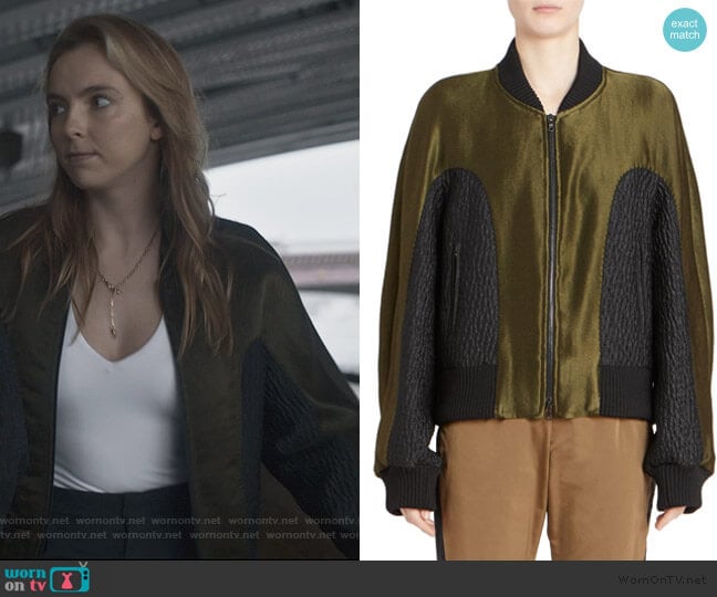 Bomber Jacket by Dries Van Noten worn by Villanelle (Jodie Comer) on Killing Eve