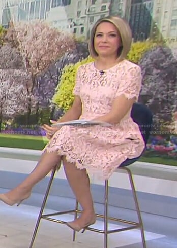 Dylan’s pink lace dress on Today