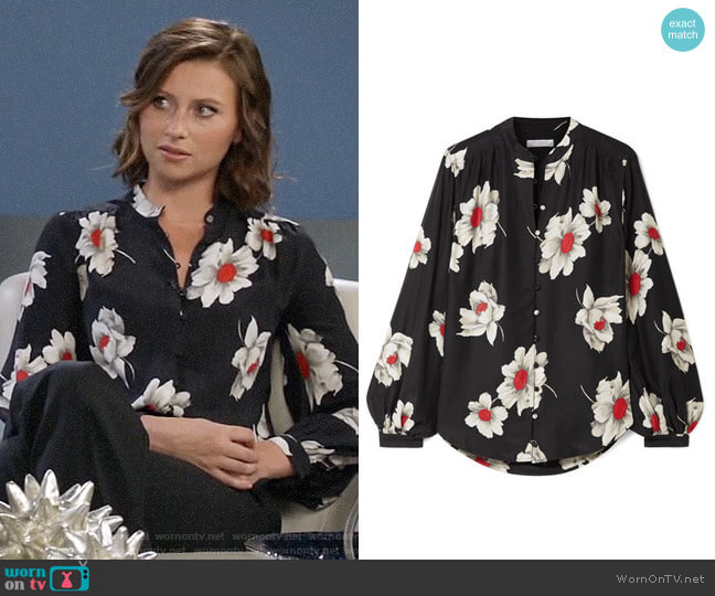 Equipment Cornelia Blouse worn by Peyton Charles (Aly Michalka) on iZombie