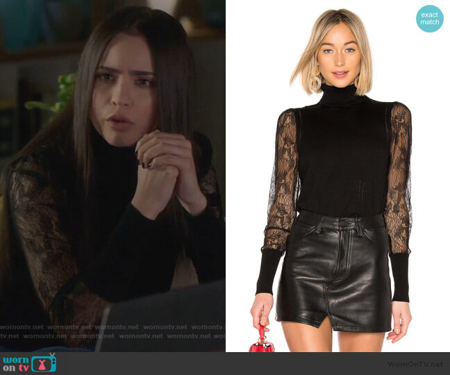 Sid Top by Equipment worn by Ava Jalali (Sofia Carson) on Pretty Little Liars The Perfectionists